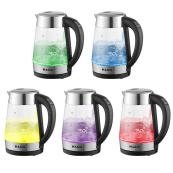 Електрочайник MAGIO MG-499 2000 Вт 1.7 л, чайник прозорий з підсвічуванням, електрочайник з підсвічуванням. Зображення №3