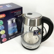 Електрочайник MAGIO MG-499 2000 Вт 1.7 л, чайник прозорий з підсвічуванням, електрочайник з підсвічуванням. Зображення №9