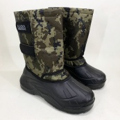 Чоботи чоловічі утеплені камуфляж 42р 27,5см, Чоботи гумові формові чоловічі. Зображення №2