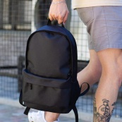 Рюкзак міський з якісної тканини чоловічий - жіночий /для ноутбуків/ для дівчат, для хлопців. Модель: 59377-1. Зображення №9