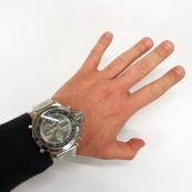 Часы наручные мужские SKMEI 1515SI SILVER, водонепроницаемые мужские часы. Цвет: серебряный. Изображение №11