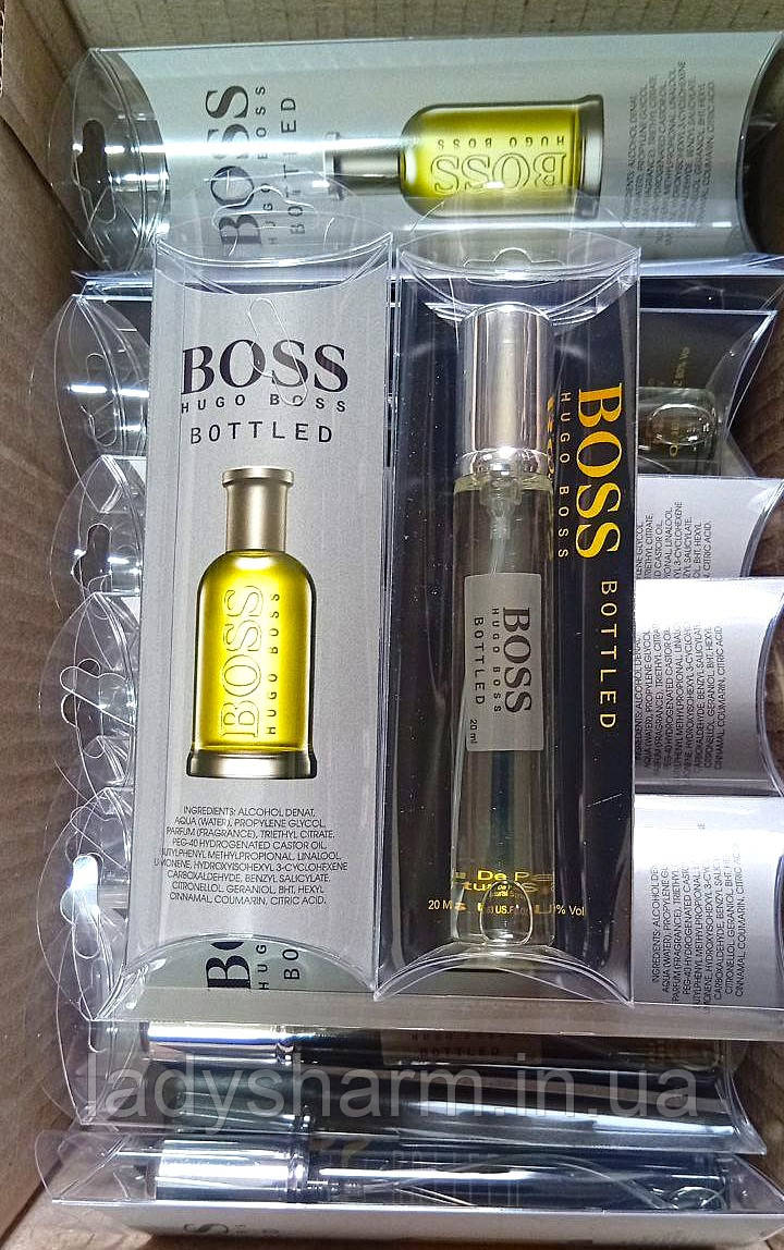 Чоловічий мініпарфум у ручці Hugo Boss Boss Bottled ( Хуго Бос Ботлед) 20 мл Чоловічий мініпарфум у ручці Hugo Boss Boss Bottled ( Хуго Бос Ботлед) 20 мл