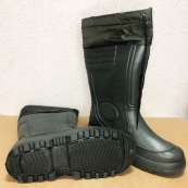 Чоботи гумові високі утеплені з підв'язкою 44р 29см, чоботи гумові для риболовлі. Зображення №4