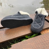 Черевики жіночі хутряні утеплені 38р 24см, Валянки шиті, Домашні капці для жінок. Зображення №3