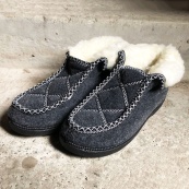 Черевики жіночі хутряні утеплені 38р 24см, Валянки шиті, Домашні капці для жінок. Зображення №6