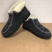 Черевики жіночі хутряні утеплені 38р 24см, Валянки шиті, Домашні капці для жінок. Зображення №9