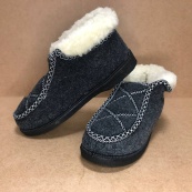 Черевики жіночі хутряні утеплені 38р 24см, Валянки шиті, Домашні капці для жінок. Зображення №11