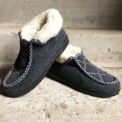 Черевики жіночі хутряні утеплені 38р 24см, Валянки шиті, Домашні капці для жінок. Зображення №12