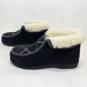 Черевики жіночі хутряні утеплені 38р 24см, Валянки шиті, Домашні капці для жінок. Зображення №18