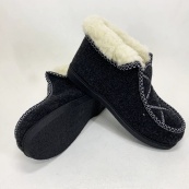 Черевики жіночі хутряні утеплені 38р 24см, Валянки шиті, Домашні капці для жінок. Зображення №20