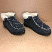 Черевики жіночі хутряні утеплені 39р 25см, Жіночі зимові черевики з повсті, Бурки на хутрі. Зображення №10