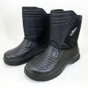 Чоботи чоловічі чорні утеплені 45р 27,5см, Комфортні чоловічі черевики на роботу. Зображення №7