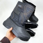 Чоботи чоловічі зимові утеплені 45р 29,5см, Гумові чоботи для активного відпочинку, Зручне робоче взуття. Зображення №4