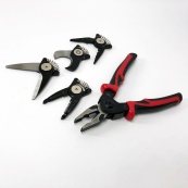 Многофункциональный набор быстросменных инструментов 5 в 1 (плоскогубцы, зачистка изоляции, обжимные щипцы). Изображение №16