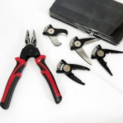 Многофункциональный набор быстросменных инструментов 5 в 1 (плоскогубцы, зачистка изоляции, обжимные щипцы). Изображение №21