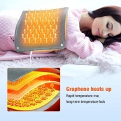 Універсальна електрогрілка від USB 30х50 см електричний термокилимок з підігрівом для рук, ніг та шиї. Зображення №8