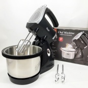 Міксер кухонний ручний RAF R.6662 з підставкою і чашею, що обертається на 3 л 5 швидкостей 1000 Вт. Зображення №2