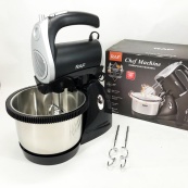 Міксер кухонний ручний RAF R.6662 з підставкою і чашею, що обертається на 3 л 5 швидкостей 1000 Вт. Зображення №8