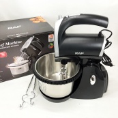 Міксер кухонний ручний RAF R.6662 з підставкою і чашею, що обертається на 3 л 5 швидкостей 1000 Вт. Зображення №10