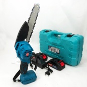 Акумуляторна ланцюгова пилка Domotec 8 дюймів(20см) 48 В кущоріз з двома АКБ в кейсі компактна. Зображення №14 Акумуляторна ланцюгова пилка Domotec 8 дюймів(20см) 48 В кущоріз з двома АКБ в кейсі компактна. Зображення №14