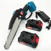 Акумуляторна ланцюгова пилка Domotec 8 дюймів(20см) 48 В кущоріз з двома АКБ в кейсі компактна. Зображення №20 Акумуляторна ланцюгова пилка Domotec 8 дюймів(20см) 48 В кущоріз з двома АКБ в кейсі компактна. Зображення №20