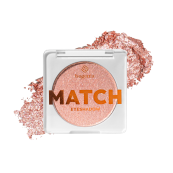 Тіні для повік Bogenia Match з шимером одинарні, 4 г (BG911), 02 Персикові. Зображення №2
