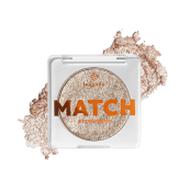 Тіні для повік Bogenia Match з шимером одинарні, 4 г (BG911), 03 Пісочні. Зображення №2