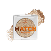 Тіні для повік Bogenia Match з шимером одинарні, 4 г (BG911), 04 Золотисті. Зображення №2