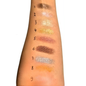 Тіні для повік Bogenia Match з шимером одинарні, 4 г (BG911), 04 Золотисті. Зображення №5