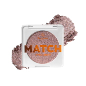 Тіні для повік Bogenia Match з шимером одинарні, 4 г (BG911), 05 Червоно-коричневі. Зображення №2