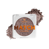 Тіні для повік Bogenia Match з шимером одинарні, 4 г (BG911), 06 Коричневі. Зображення №2