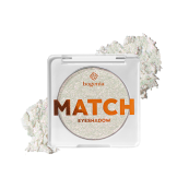 Тіні для повік Bogenia Match з шимером одинарні, 4 г (BG911), 09 Айворі. Зображення №2