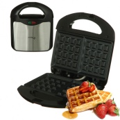 Вафельница Domotec MS-7705  электрическая с антипригарным покрытием 1000 Вт, Электро вафельница. Изображение №15