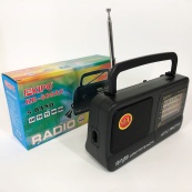 Радіоприймач Kipo KB-409AC потужний радіо FM c usb живлення від батареї R20 або від мережі. Зображення №6