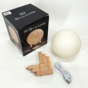 Нічник світиться місяць Moon Lamp 13 см, Нічник для дитини на ніч, Нічник для гарного сну дитини. Зображення №13