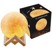 Нічник світиться місяць Moon Lamp 13 см, Нічник для дитини на ніч, Нічник для гарного сну дитини. Зображення №19