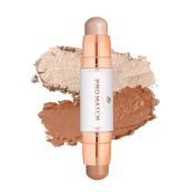 Хайлайтер і контур Bogenia Match Stick Highlighter & Contour (BG656), 002 Айворі Бронзовий. Зображення №2