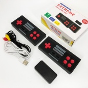 Ігрова приставка з бездротовими джойстиками N-22, Ретро ігрова приставка приставка денді. Зображення №7