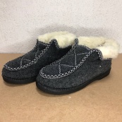 Ботинки женские меховые утепленные 41р 26см, Женские зимние ботинки из войлока, Бурки для дома. Изображение №9