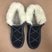 Ботинки женские меховые утепленные 41р 26см, Женские зимние ботинки из войлока, Бурки для дома. Изображение №12