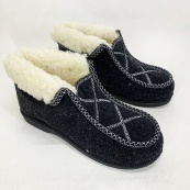 Ботинки женские меховые утепленные 41р 26см, Женские зимние ботинки из войлока, Бурки для дома. Изображение №21