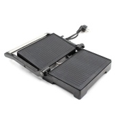 Гриль електричний Domotec MS-7708 притискний контактний з антипригарним гранітним покриттям 1000 W. Зображення №4