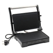 Гриль електричний Domotec MS-7708 притискний контактний з антипригарним гранітним покриттям 1000 W. Зображення №7