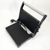 Гриль електричний Domotec MS-7708 притискний контактний з антипригарним гранітним покриттям 1000 W. Зображення №18