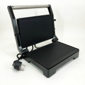 Гриль електричний Domotec MS-7708 притискний контактний з антипригарним гранітним покриттям 1000 W. Зображення №21