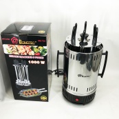 Шашличниця електрична Domotec MS-7781 на 6 шампурів 1000Вт вертикальна з нержавіючої сталі. Зображення №7