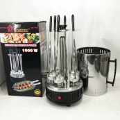 Шашличниця електрична Domotec MS-7781 на 6 шампурів 1000Вт вертикальна з нержавіючої сталі. Зображення №17