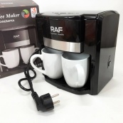 Кавоварка 2 чашки напівавтоматична RAF R.115 650 Вт, Кавова кавоварка електрична для кухні. Зображення №8