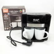 Кавоварка 2 чашки напівавтоматична RAF R.115 650 Вт, Кавова кавоварка електрична для кухні. Зображення №11