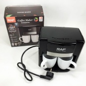 Кавоварка 2 чашки напівавтоматична RAF R.115 650 Вт, Кавова кавоварка електрична для кухні. Зображення №13